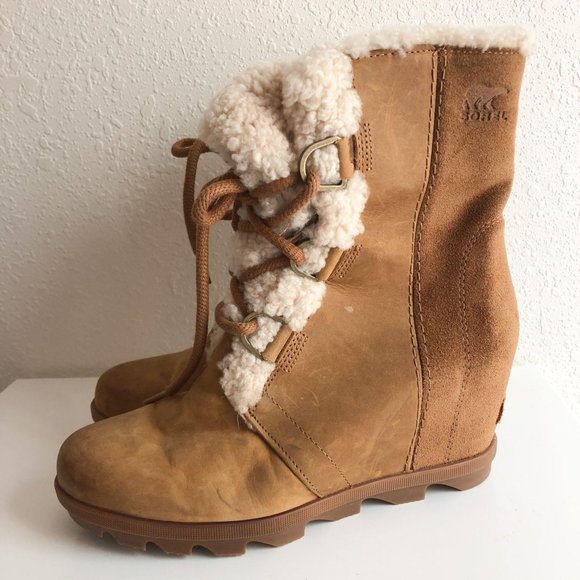 Sorel Shoes - Sorel Joan of Arctic Shearling Wedge Bootie
